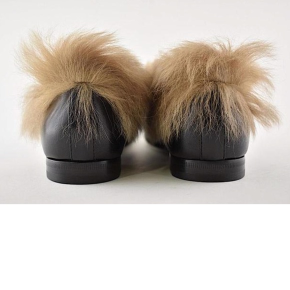 Gucci Leather Beige Fur Princetown Loafer Mules/Slides - Picture 10 of 12